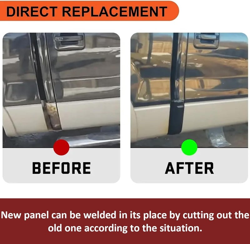 Wocch F150 Cab Corners Pickup Truck Corner Rust Repair Steel Panel Cover for Ford F150 Crew Cab 4 Door 2004 20005 2006 2007 2008 - Image 4